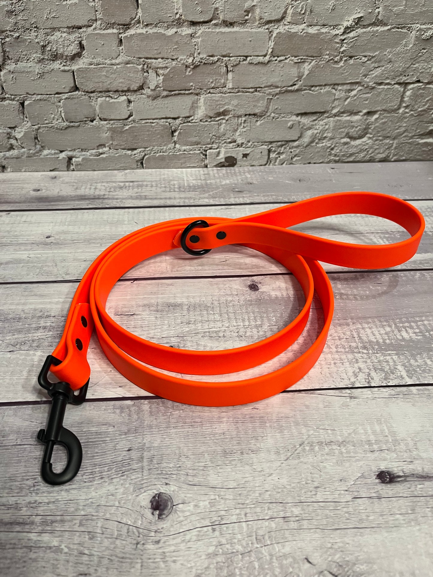 Neon Orange Classic Leash